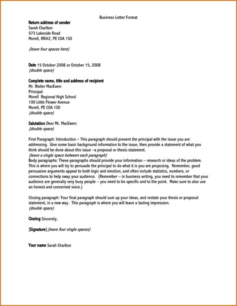Sample Formal Request Letter With Thru Addressee.